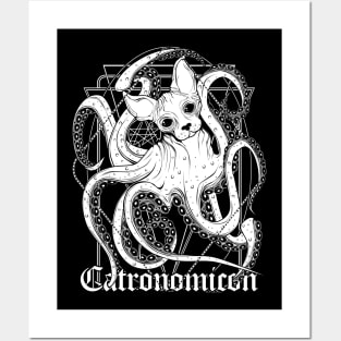 Catronomicon (cosmic tentacle kitten) Posters and Art